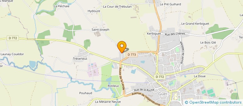 localisation de l'entreprise SCI FALINE & DUCLOS  GUER