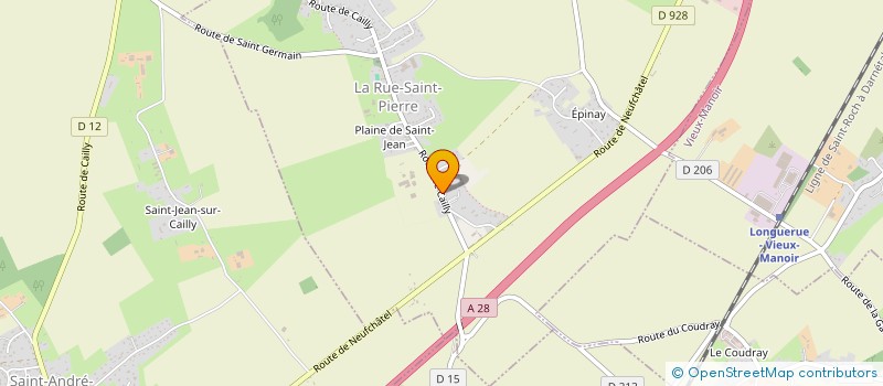 localisation de l'entreprise SCI FALIZE  LA RUE-SAINT-PIERRE