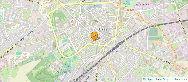 localisation de l'entreprise SCI FALL  ARRAS