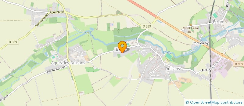 localisation de l'entreprise SCI FALL-C.A.S.E  DUISANS