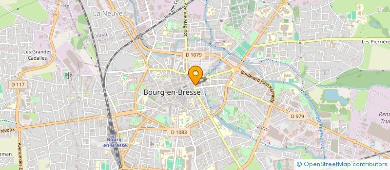 localisation de l'entreprise SCI FALM à BOURG-EN-BRESSE