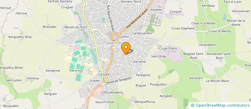 localisation de l'entreprise SCI FALMIAS  PLABENNEC