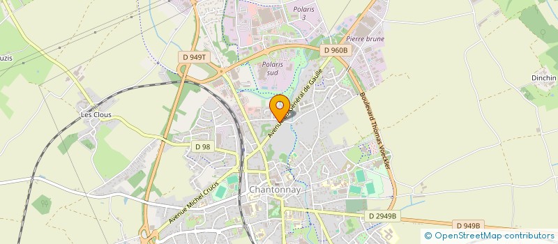 localisation de l'entreprise SCI FALOURD GMCB  CHANTONNAY