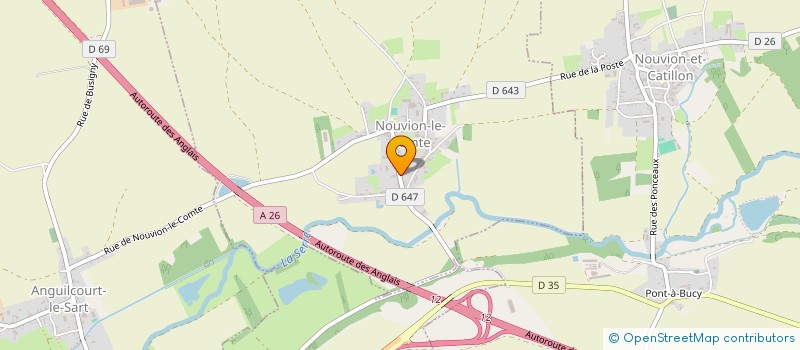 localisation de l'entreprise SCI FALPAT  NOUVION-LE-COMTE