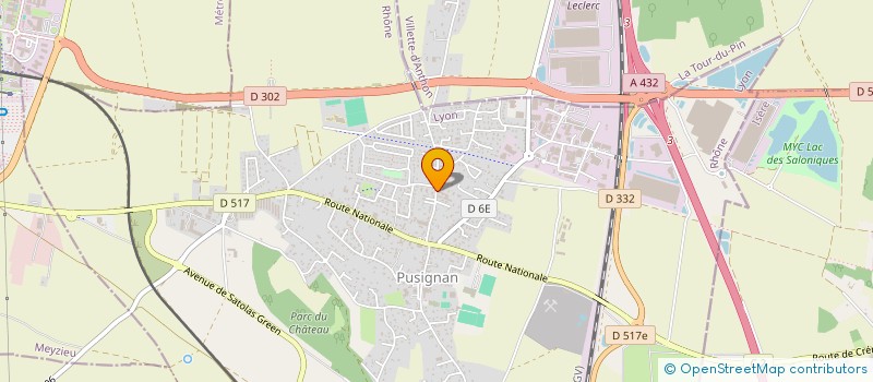 localisation de l'entreprise SCI FALTOM  PUSIGNAN