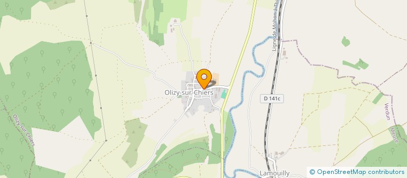 localisation de l'entreprise SCI FALVY à OLIZY-SUR-CHIERS