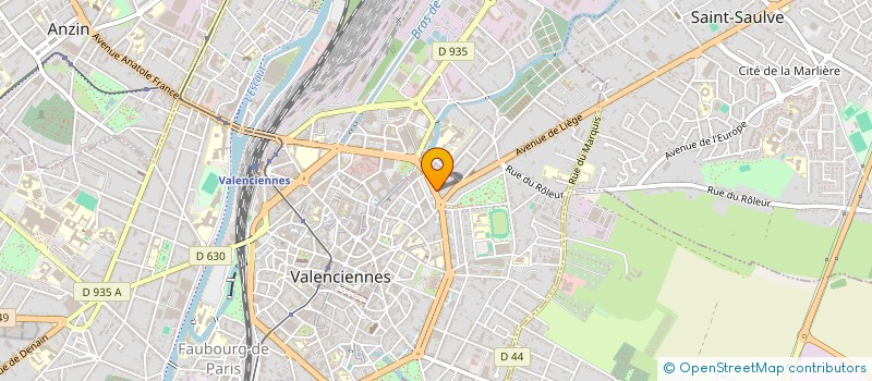 localisation de l'entreprise SCI FAM  VALENCIENNES