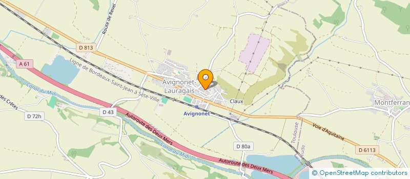 localisation de l'entreprise SCI FAM  VALLEGUE