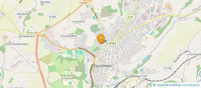 localisation de l'entreprise SCI FAM  COUTANCES