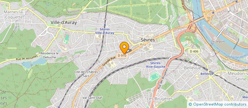 localisation de l'entreprise SCI FAM  SEVRES