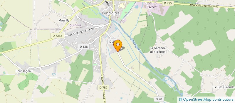 localisation de l'entreprise SCI FAM  LENCLOITRE