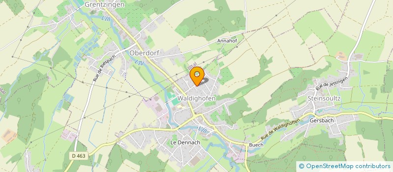 localisation de l'entreprise SCI FAM  WALDIGHOFEN