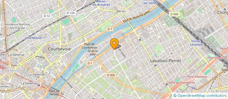 localisation de l'entreprise SCI FAM à NEUILLY-SUR-SEINE