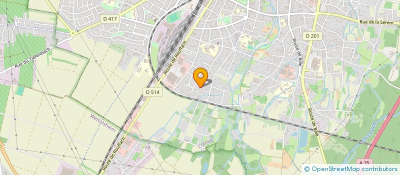 localisation de l'entreprise SCI FAM IMMOBILIER  COLMAR