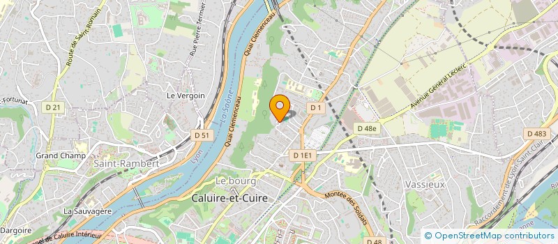 localisation de l'entreprise SCI FAM-PARP  CALUIRE-ET-CUIRE