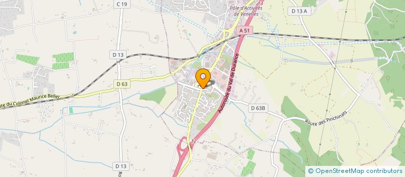 localisation de l'entreprise SCI-FAM13A  VENELLES