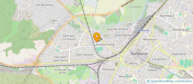 localisation de l'entreprise SCI FAMA à NARBONNE