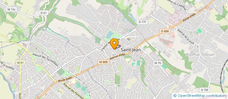 localisation de l'entreprise SCI FAMADO à SAINT-JEAN