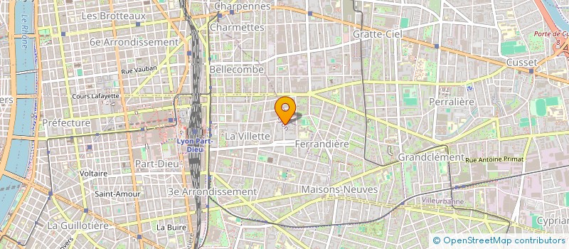 localisation de l'entreprise SCI FAMALELI  LYON