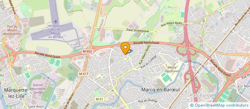 localisation de l'entreprise SCI FAMALOCOM à MARCQ-EN-BARŒUL