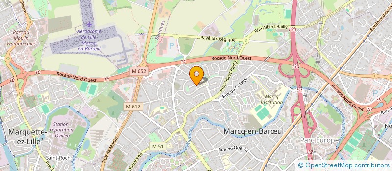 localisation de l'entreprise SCI FAMALOG à MARCQ-EN-BARŒUL