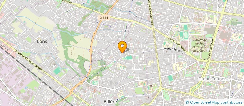 localisation de l'entreprise SCI FAMANI  BILLERE