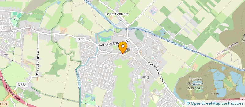 localisation de l'entreprise SCI FAMAR  LALLAING