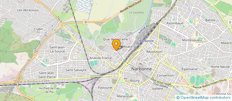 localisation de l'entreprise SCI FAMARO 1  NARBONNE