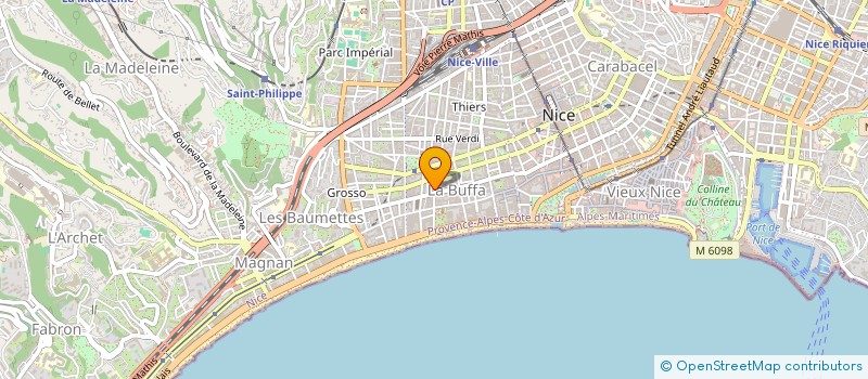 localisation de l'entreprise SCI FAMAROLA à NICE