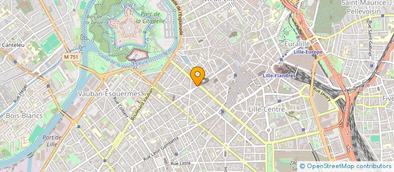 localisation de l'entreprise SCI FAMARS 121 à LILLE