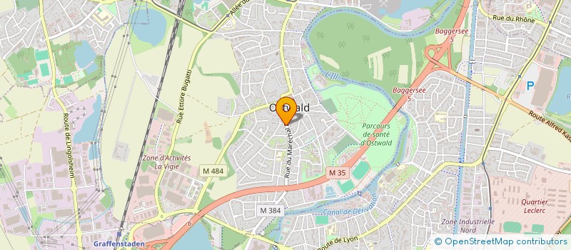 localisation de l'entreprise SCI FAMAS 2  OSTWALD