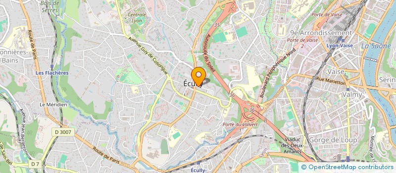 localisation de l'entreprise SCI FAMAST  ECULLY