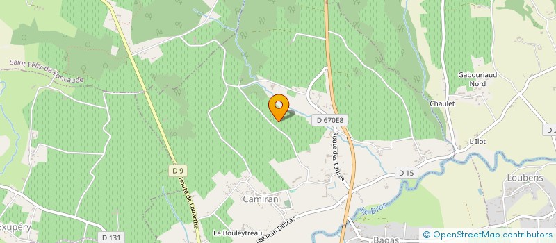 localisation de l'entreprise SCI FAMATH  CAMIRAN