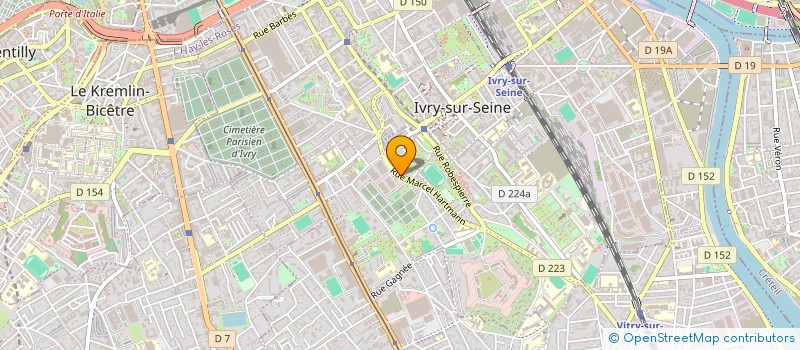 localisation de l'entreprise SCI FAMATHERE  IVRY-SUR-SEINE