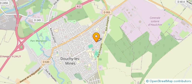 localisation de l'entreprise SCI FAMAU à DOUCHY-LES-MINES