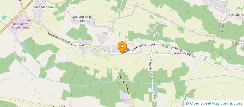 localisation de l'entreprise SCI FAMAX  SAINT-CHEF