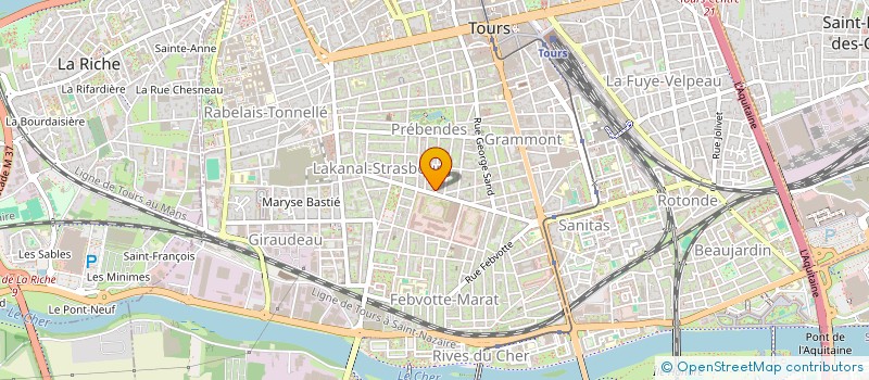 localisation de l'entreprise SCI FAMC  AZAY-SUR-INDRE