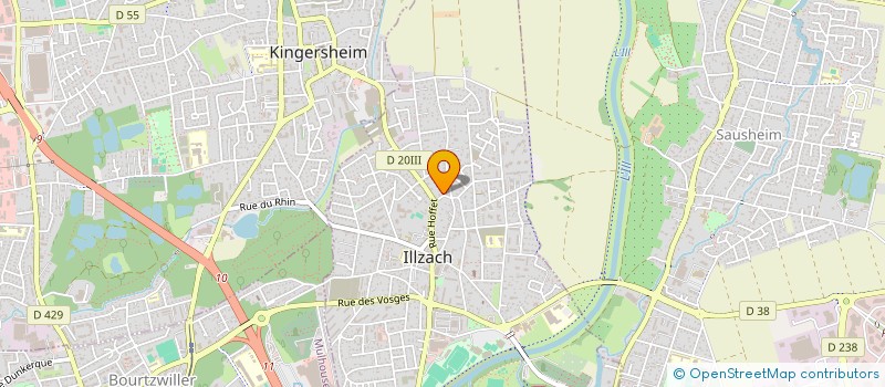 localisation de l'entreprise SCI FAMD  ILLZACH