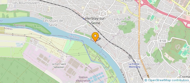 localisation de l'entreprise SCI FAME  HERBLAY-SUR-SEINE