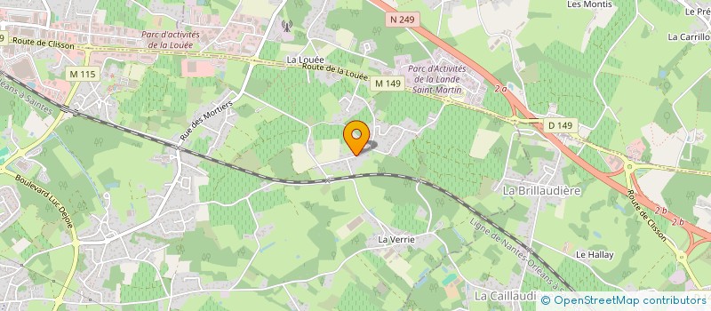 localisation de l'entreprise SCI FAME  VERTOU