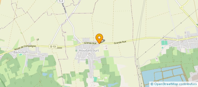 localisation de l'entreprise SCI FAMEA  HOUDANCOURT