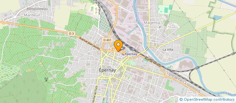 localisation de l'entreprise SCI FAMELY à EPERNAY