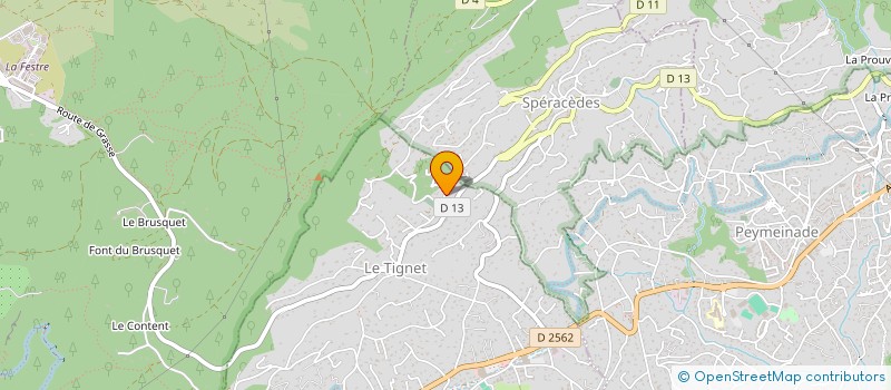 localisation de l'entreprise SCI FAMES BONAPARTE à LE TIGNET