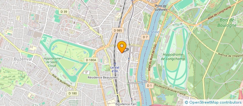 localisation de l'entreprise SCI FAMFA à SAINT-CLOUD