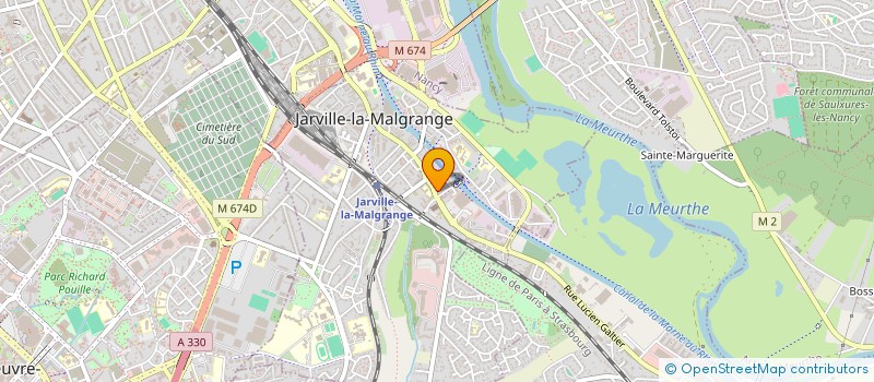 localisation de l'entreprise SCI FAMI  JARVILLE-LA-MALGRANGE