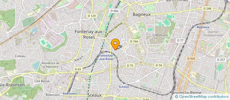 localisation de l'entreprise SCI FAMIBLOCH à FONTENAY-AUX-ROSES