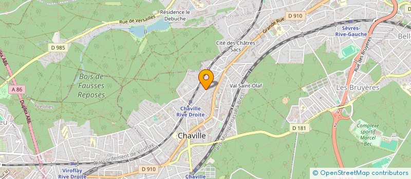 localisation de l'entreprise SCI FAMICHAR à CHAVILLE