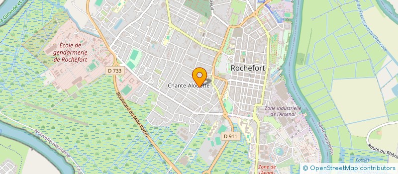 localisation de l'entreprise SCI FAMIFAR  ROCHEFORT