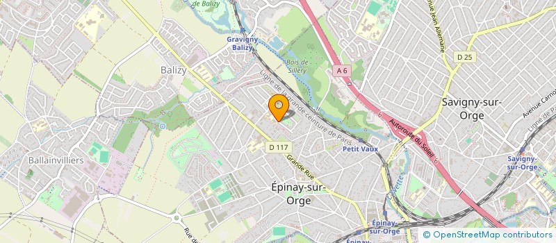 localisation de l'entreprise SCI FAMIGLIA  EPINAY-SUR-ORGE