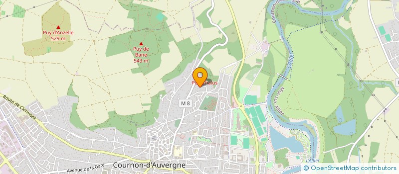 localisation de l'entreprise SCI FAMIGLIA  COURNON-D'AUVERGNE